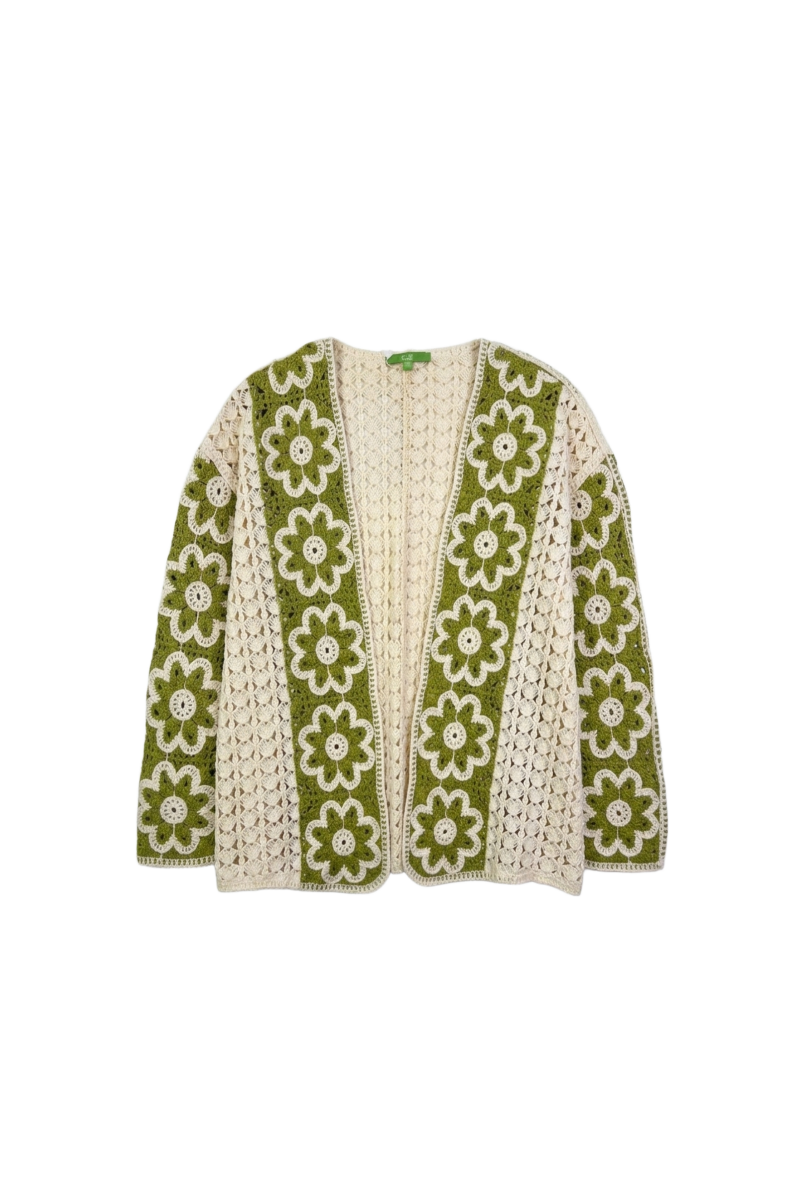 Floral Crochet Cardigan