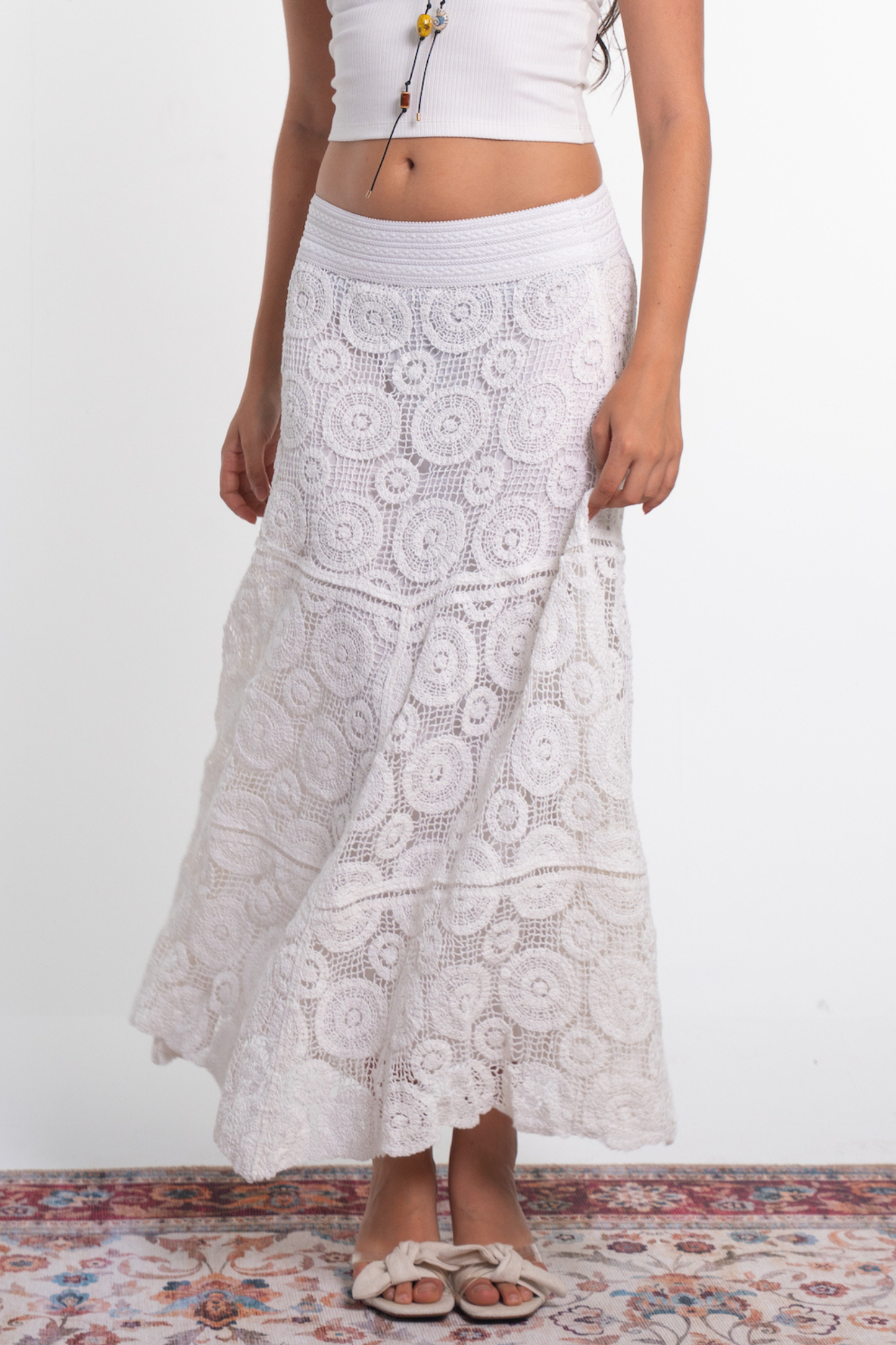 Crochet Midi Skirt