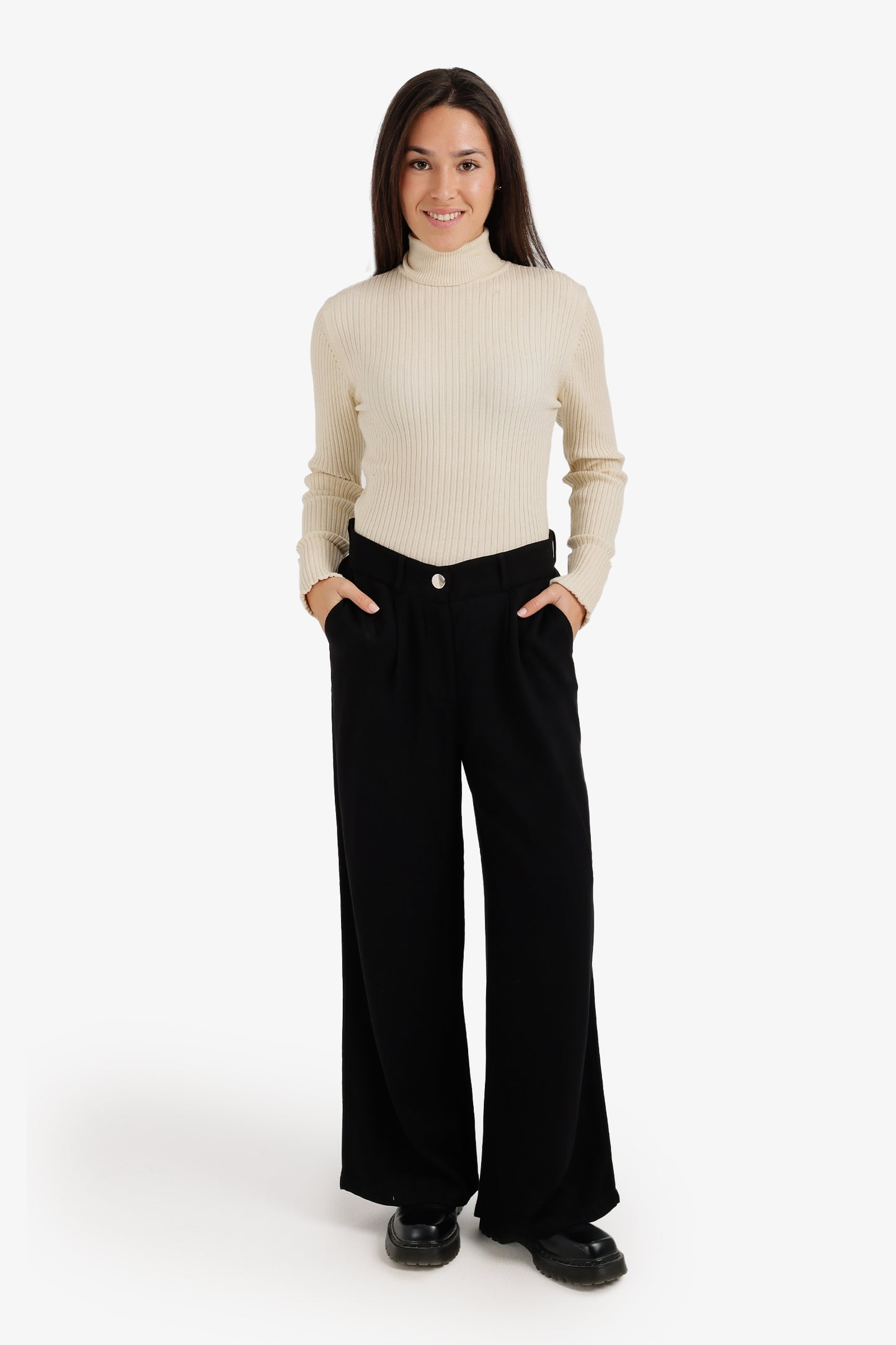 Flowy High-Waist Pants