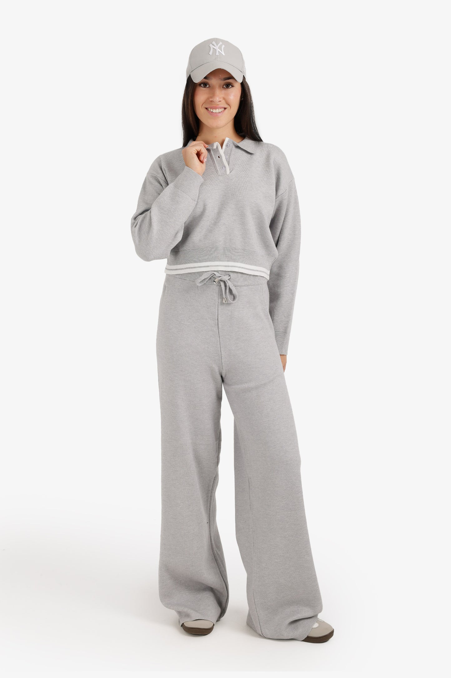 Wide-Leg Lounge Pants