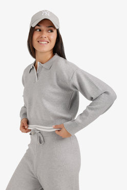 Cropped Lounge Sweatshirt