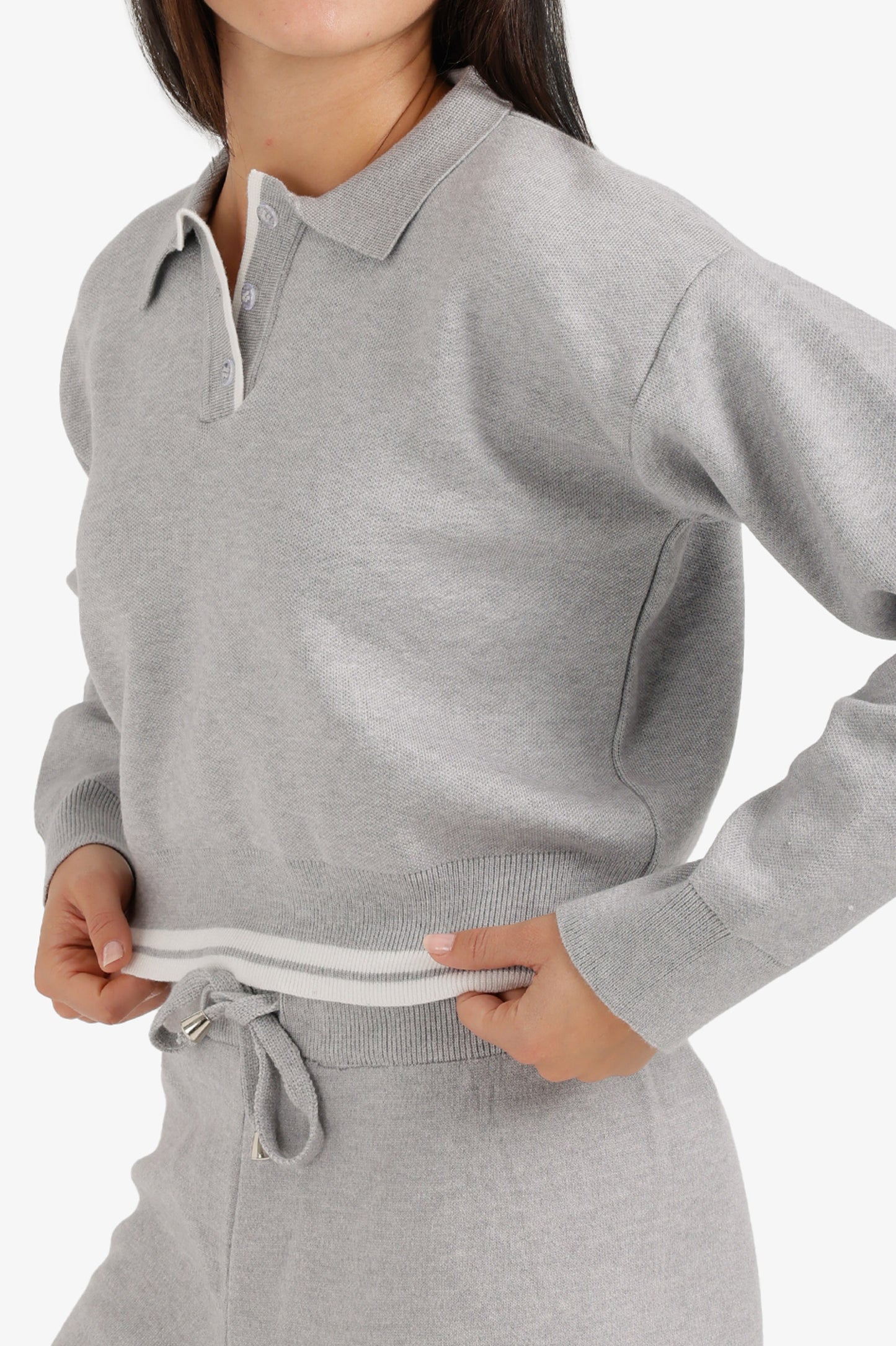 Cropped Lounge Sweatshirt