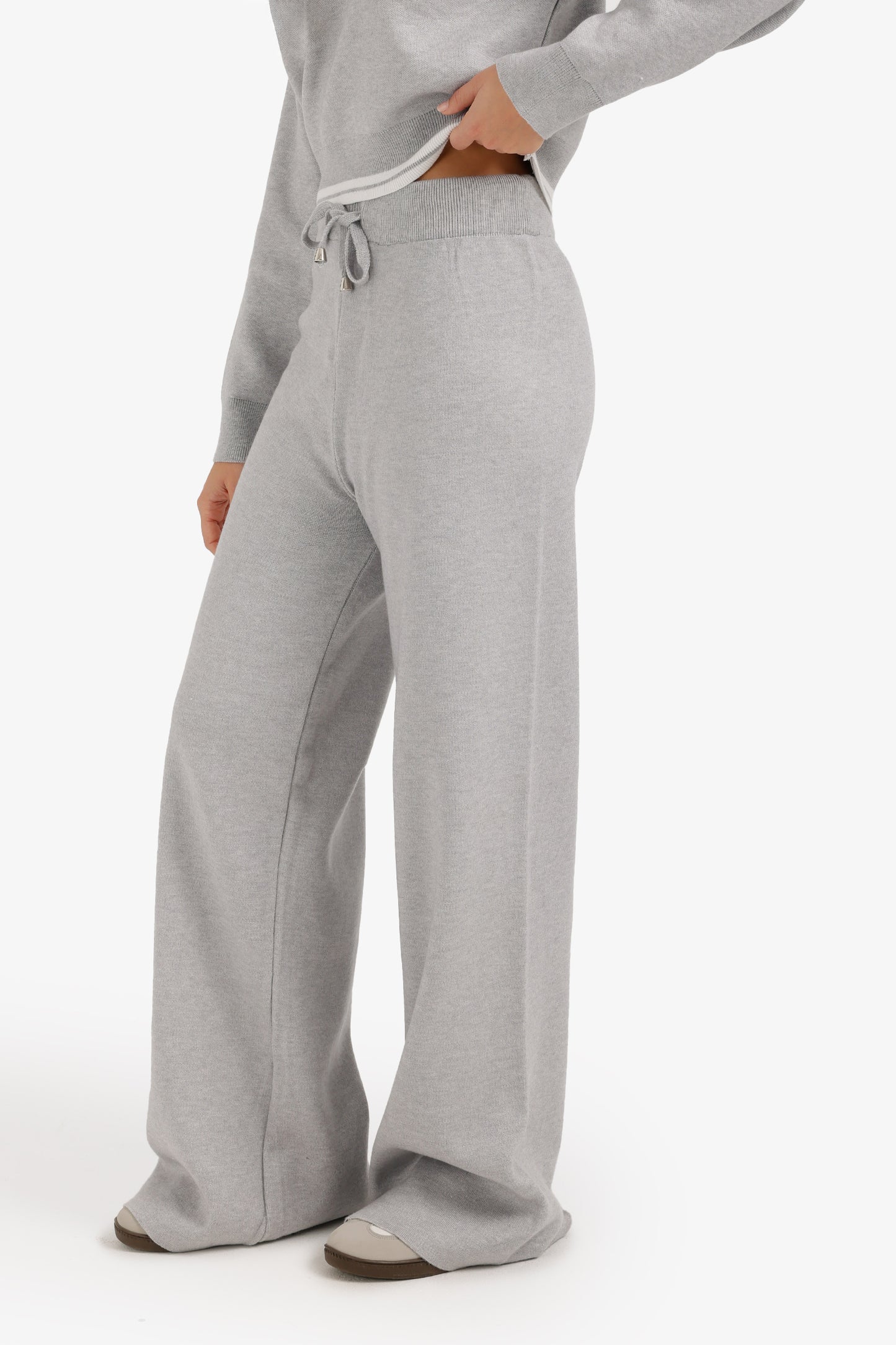 Wide-Leg Lounge Pants
