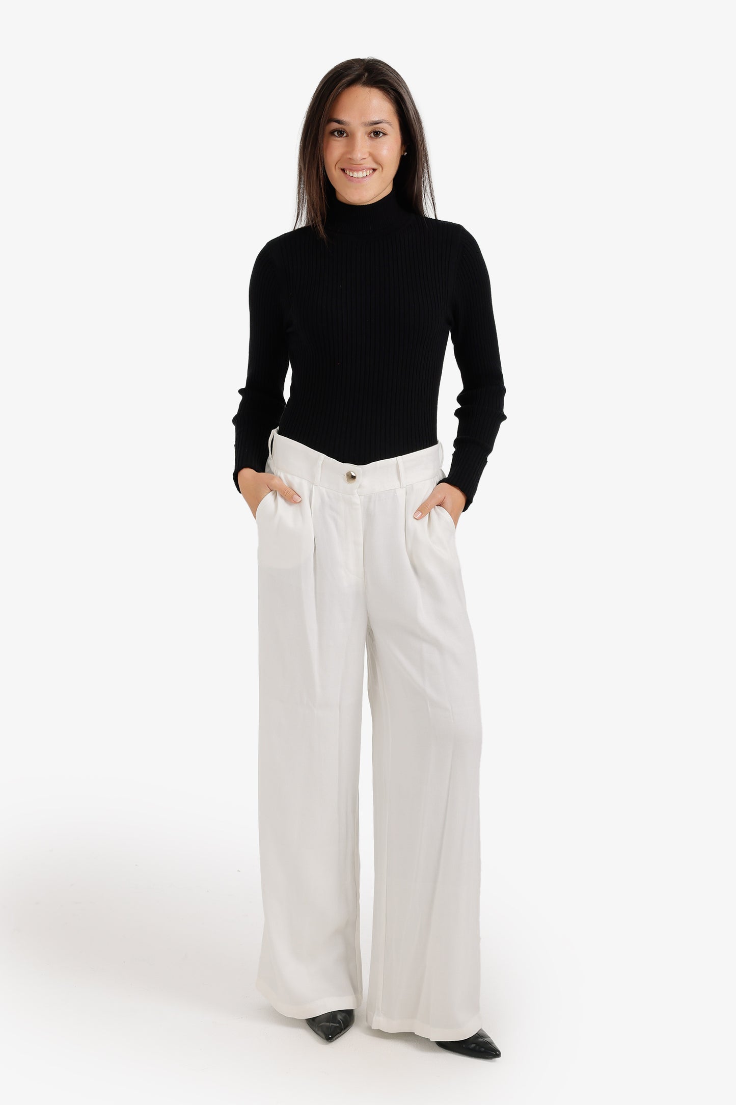Flowy High-Waist Pants