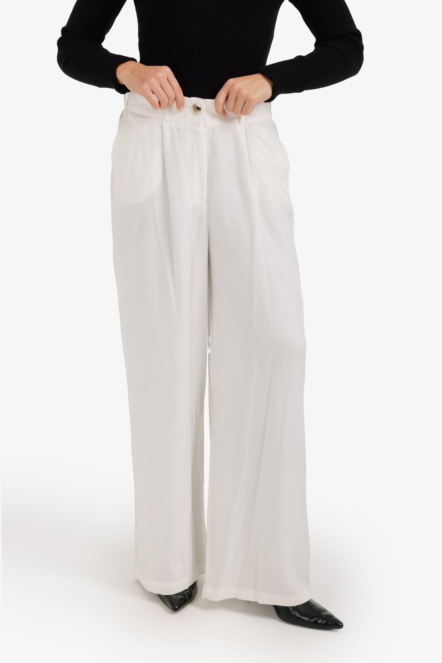Flowy High-Waist Pants
