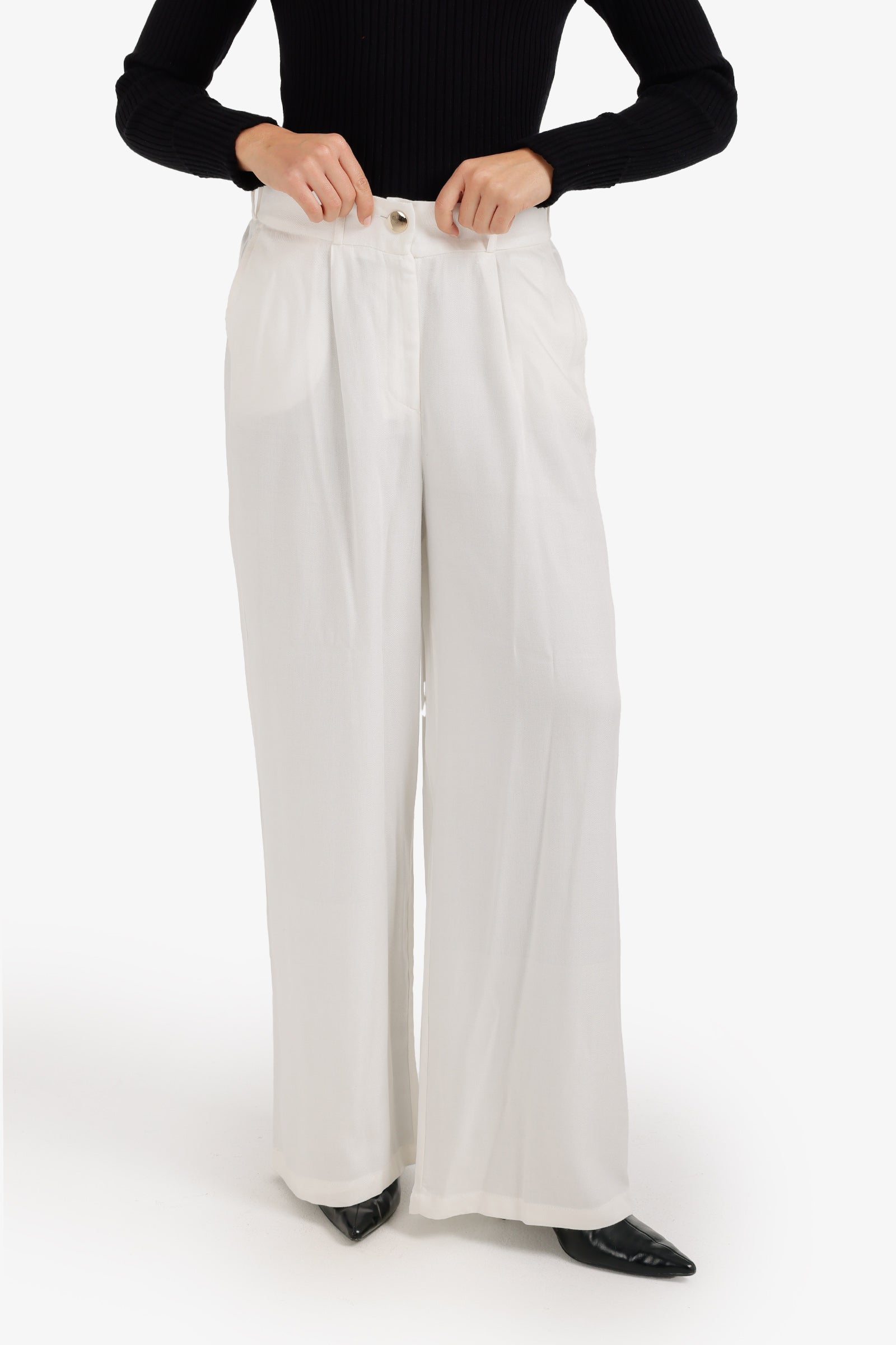 Flowy High-Waist Pants