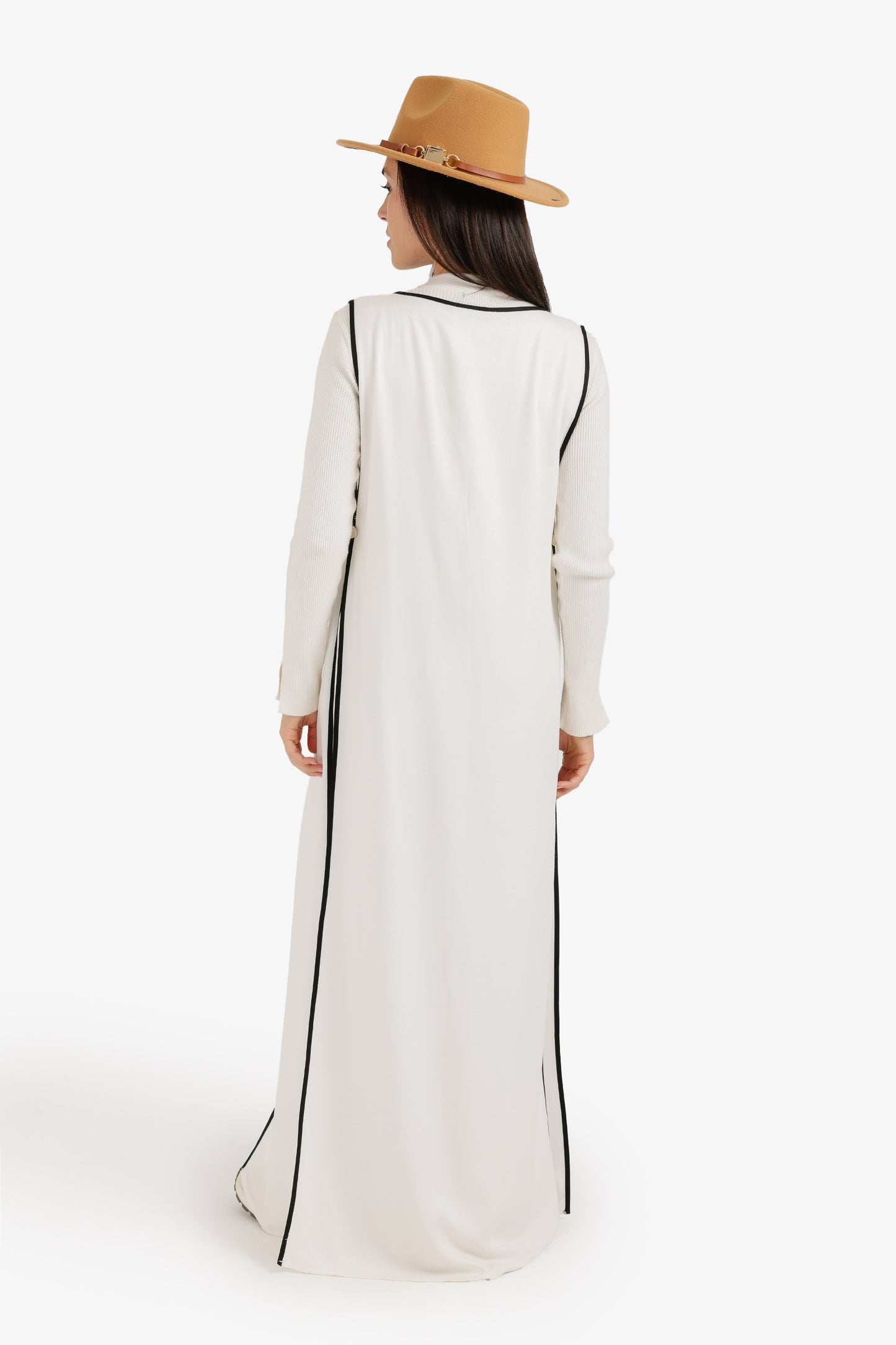 Sleeveless Long Vest