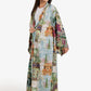 Scenic-Print Kimono