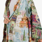 Scenic-Print Kimono