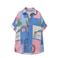 Patchwork Print Shirt