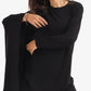 Plain Blouse with Batwing Sleeve