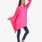 Plain Blouse with Batwing Sleeve