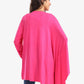 Plain Blouse with Batwing Sleeve
