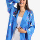 Crescents & Stars Printed Kimono
