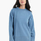 Pullover with Wide Ribbed Hem