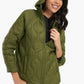 Olive Green Quilted Jacket