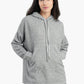 Ribbed Polyester Hoodie
