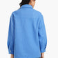 Blue Fleece Oversized Shirt