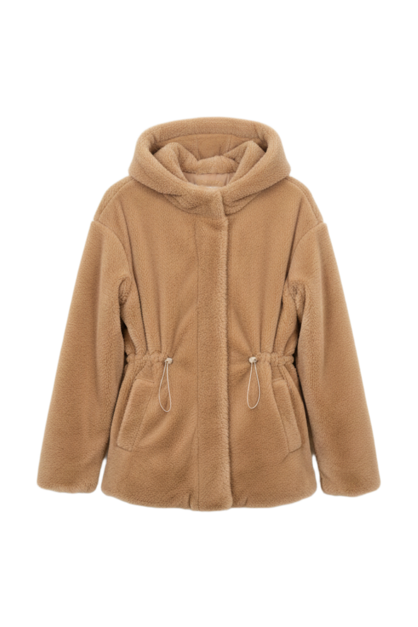 Wool Blend Hooded Jacket