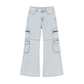 Vintage Wide-Leg Cargo Jeans