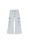 Vintage Wide-Leg Cargo Jeans