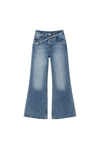 Jeans with Asymmetrical Belt