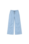 Relaxed Fit Drawstring Denim Pants