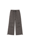 Relaxed Fit Drawstring Denim Pants