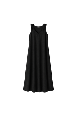 Chic V-Neck Midi Dress