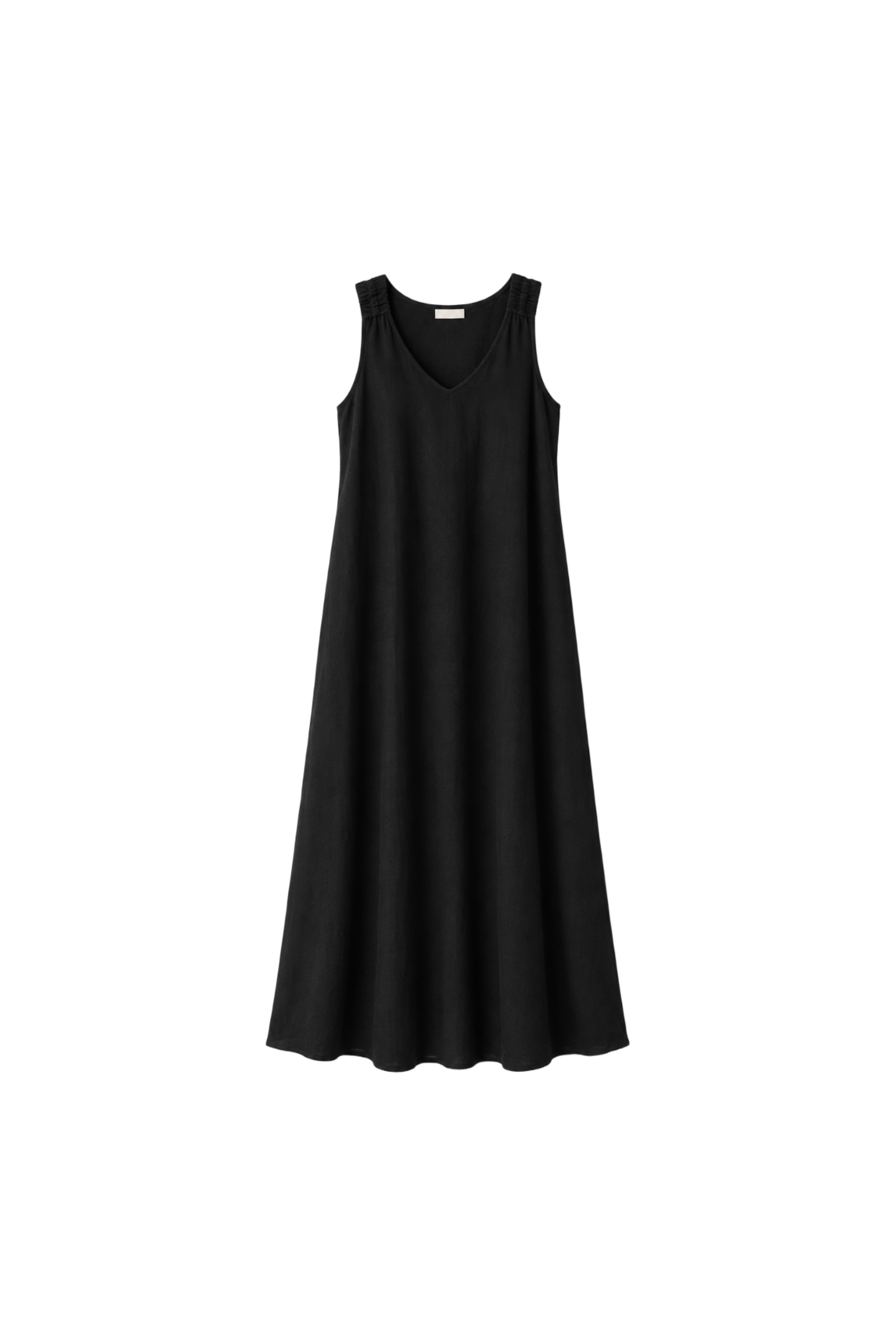 Chic V-Neck Midi Dress