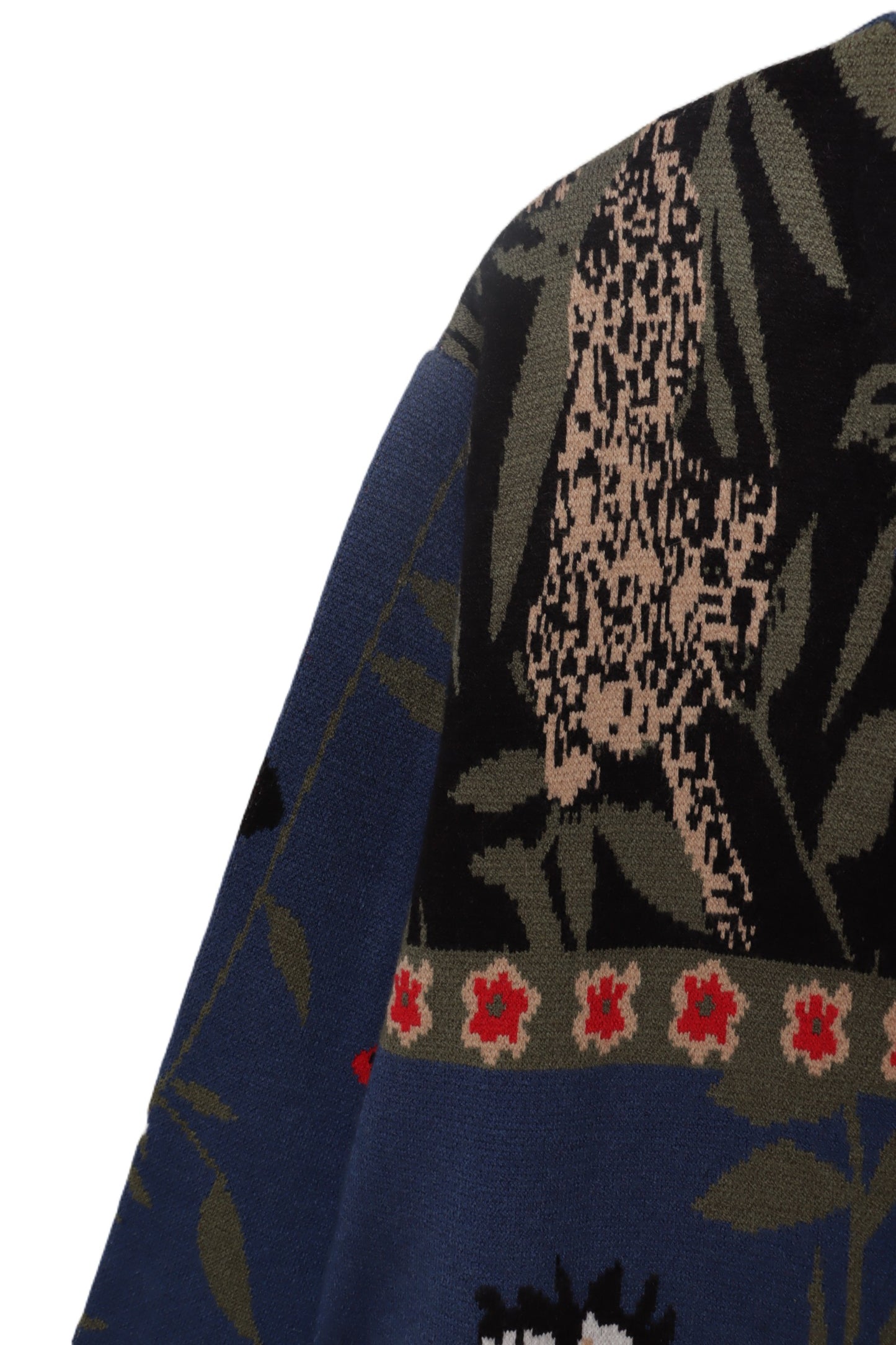 Leopard & Floral Prints Cardigan