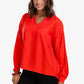 V-Neck Tencel Blouse