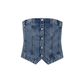 Tailored Denim Vest