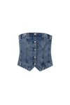 Tailored Denim Vest