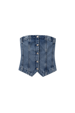 Tailored Denim Vest