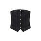Tailored Denim Vest
