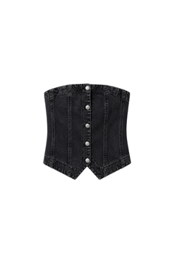 Tailored Denim Vest