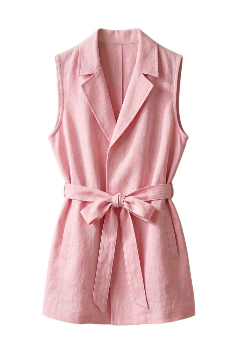 Sleeveless Tencel Vest