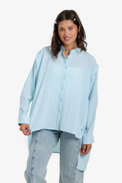Asymmetric Hem Shirt