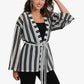 Striped Tencel Summer Cardigan