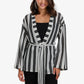 Striped Tencel Summer Cardigan