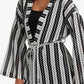 Striped Tencel Summer Cardigan