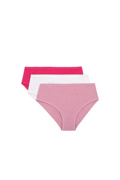 Cotton Full Brief Panties - Pack of 3