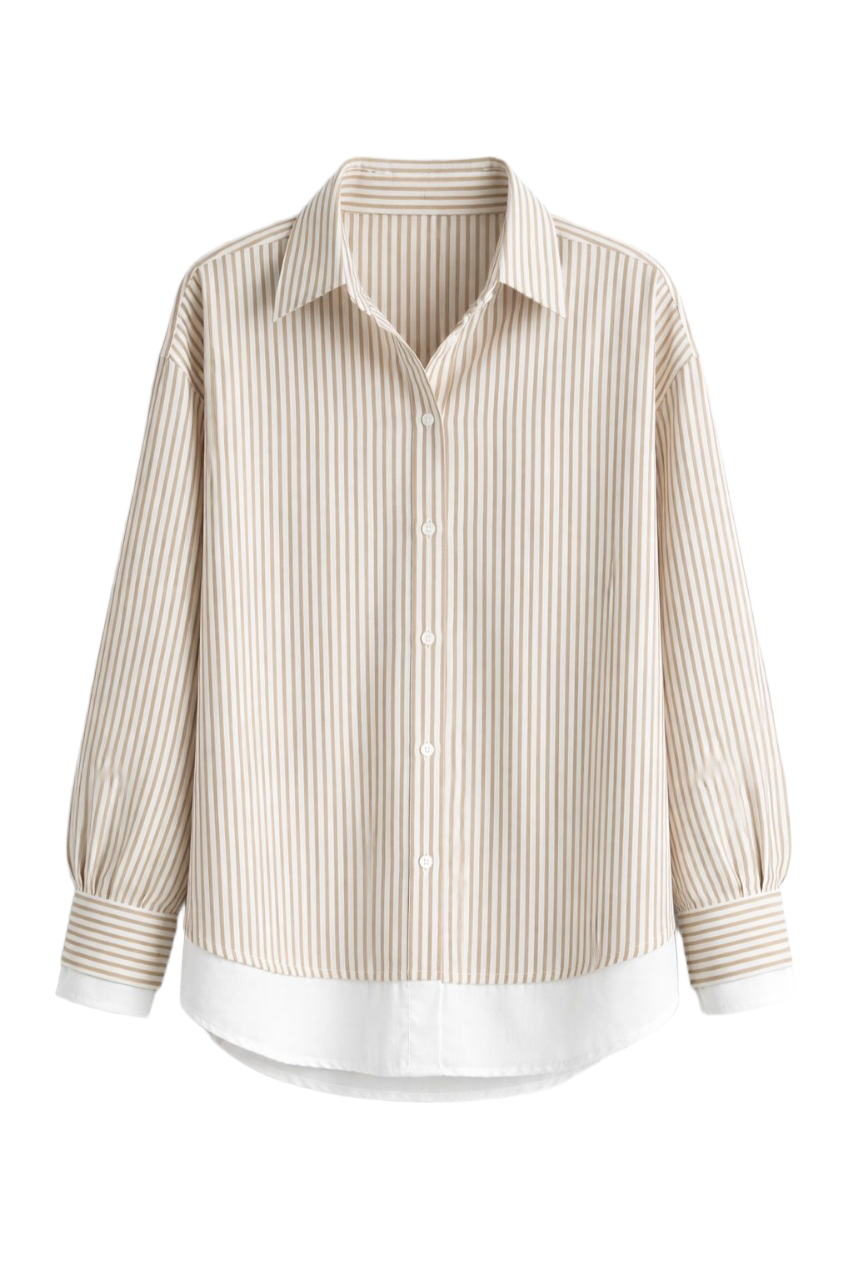 High-Low Relaxed Shirt