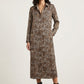 Leopard Print Maxi Shirt Dress