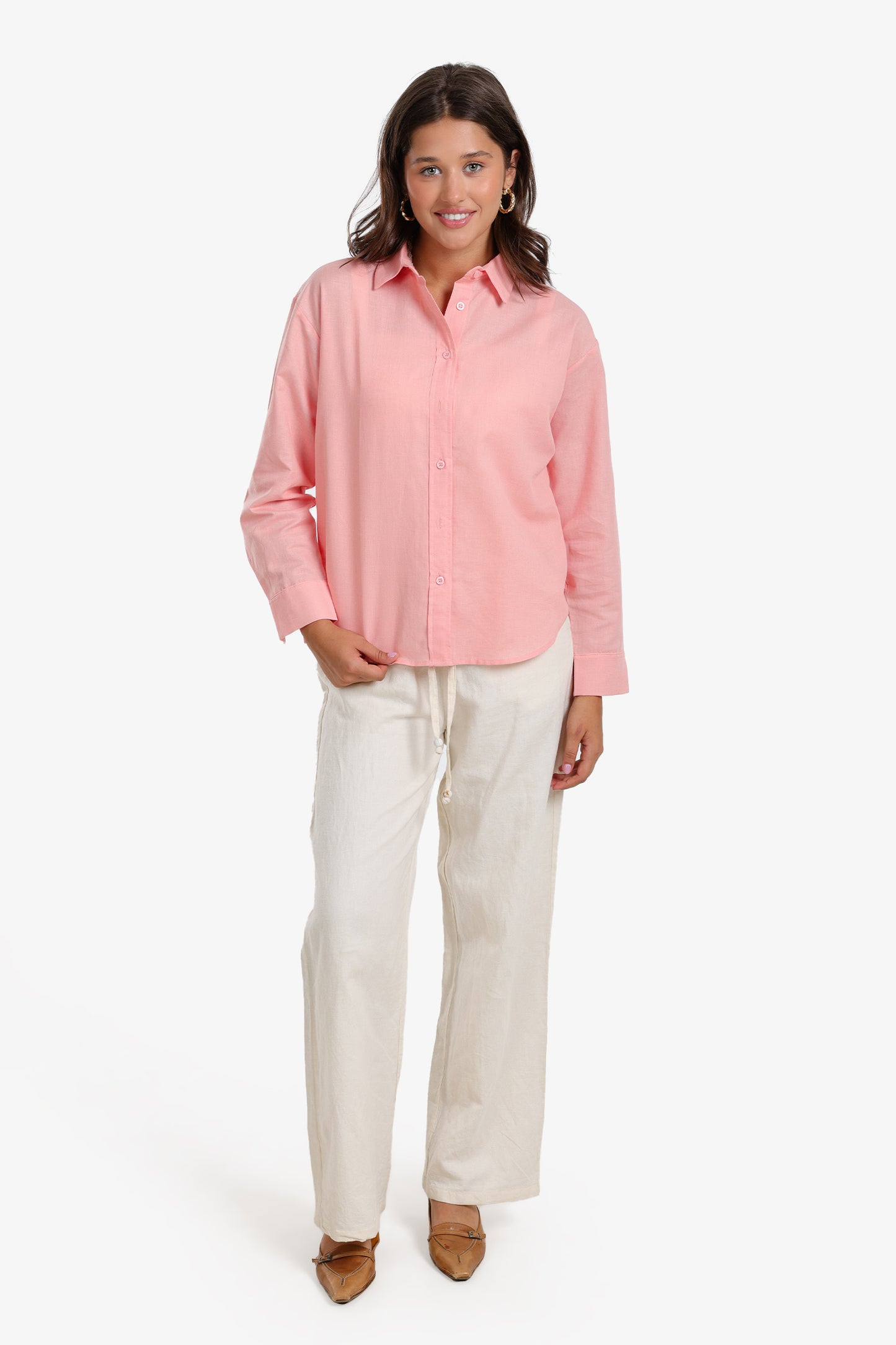 Classic Tencel Button Shirt