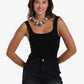 Microfiber Square Neck Bodysuit