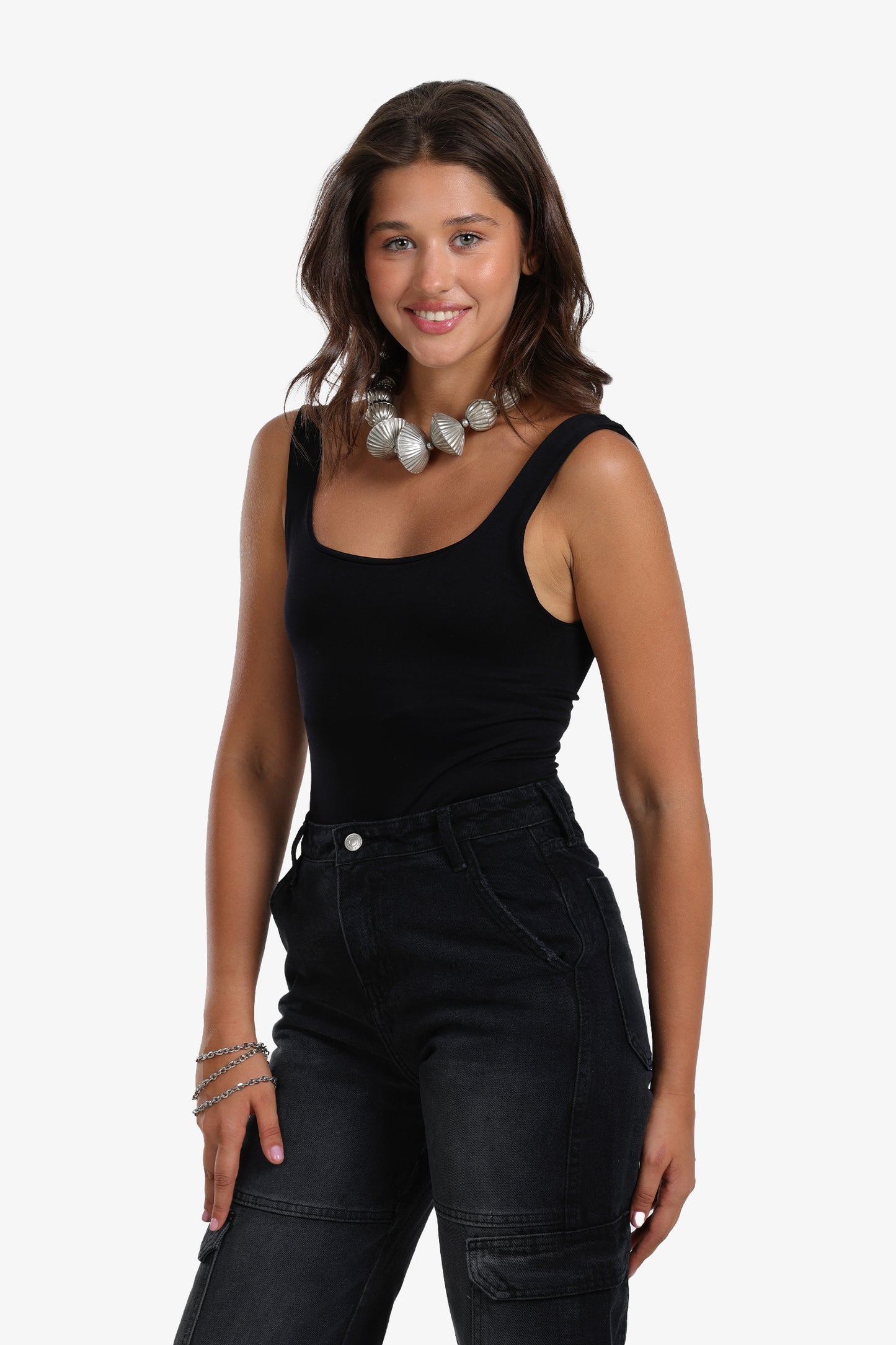 Microfiber Square Neck Bodysuit