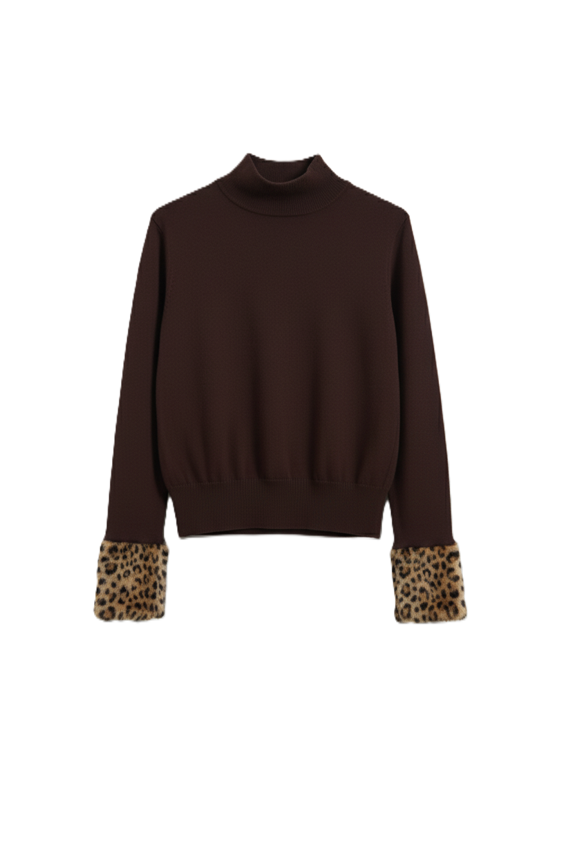 Fur Cuffs Pullover