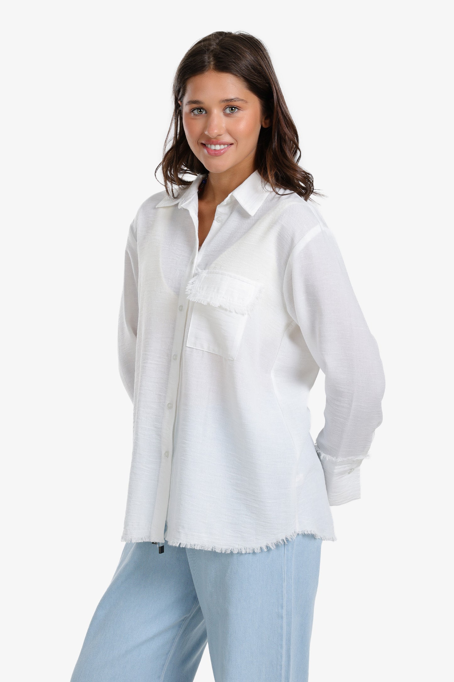Relaxed Fit Tencel Shirt